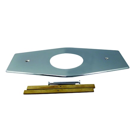 Westbrass Remodel Cover Plate for Mixet Bathtub and Shower Valves, Polished Chrome D503-26